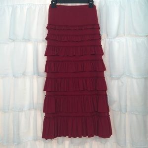 Shannas Threads eleganza ruffled skirt